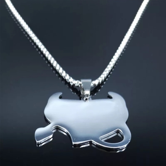 Sexy Devil Heart Necklace – Red Stainless Steel Pendant w/ Horns & Tail | Unisex - Picture 3 of 9